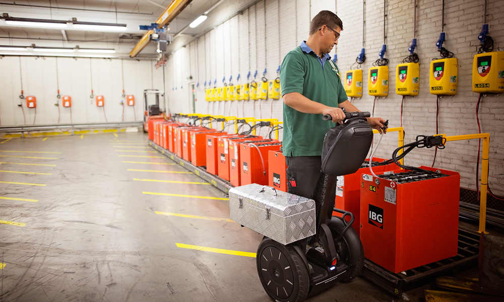 Zakelijk industrie Segway
